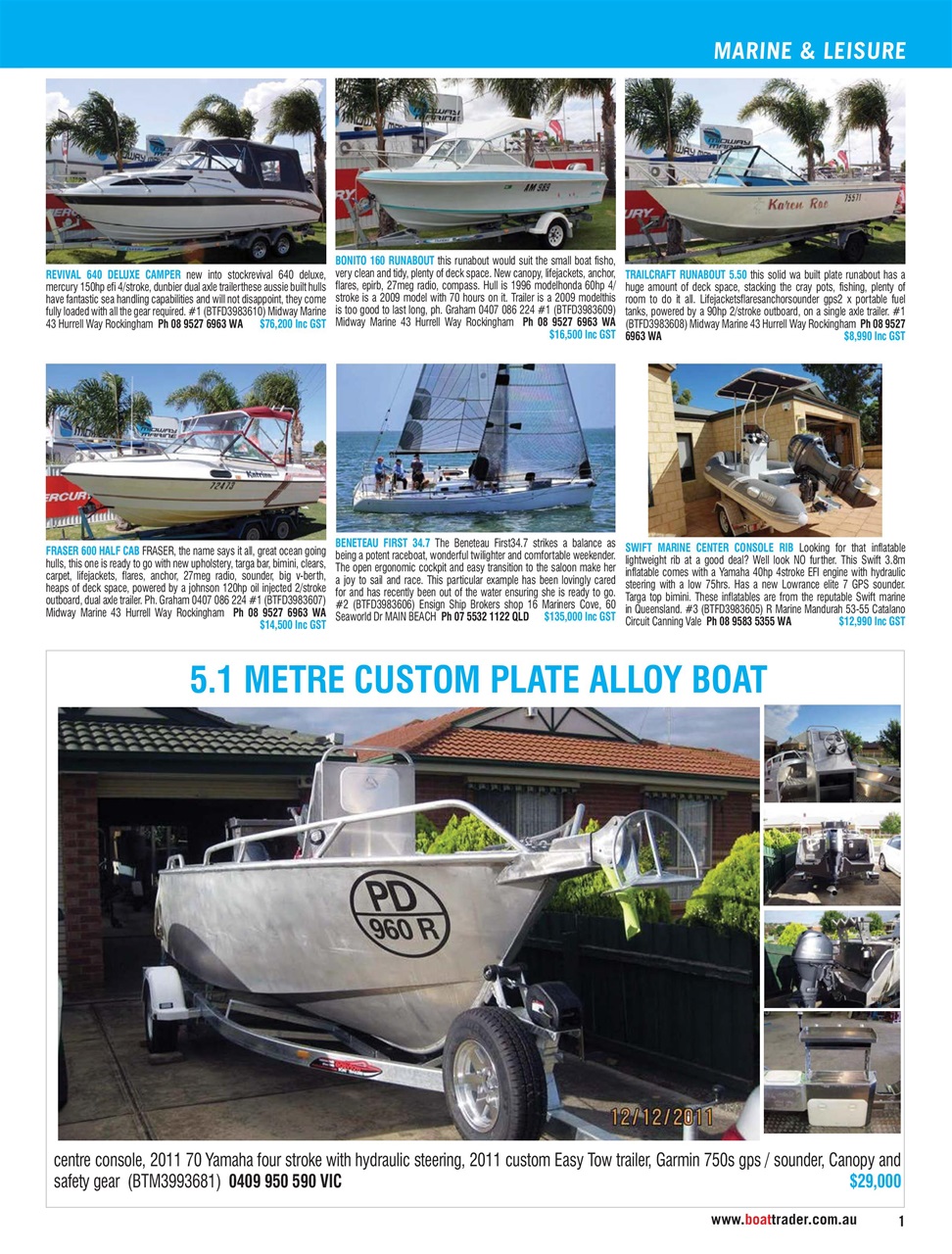 Boat Trader Australia Preview Pages