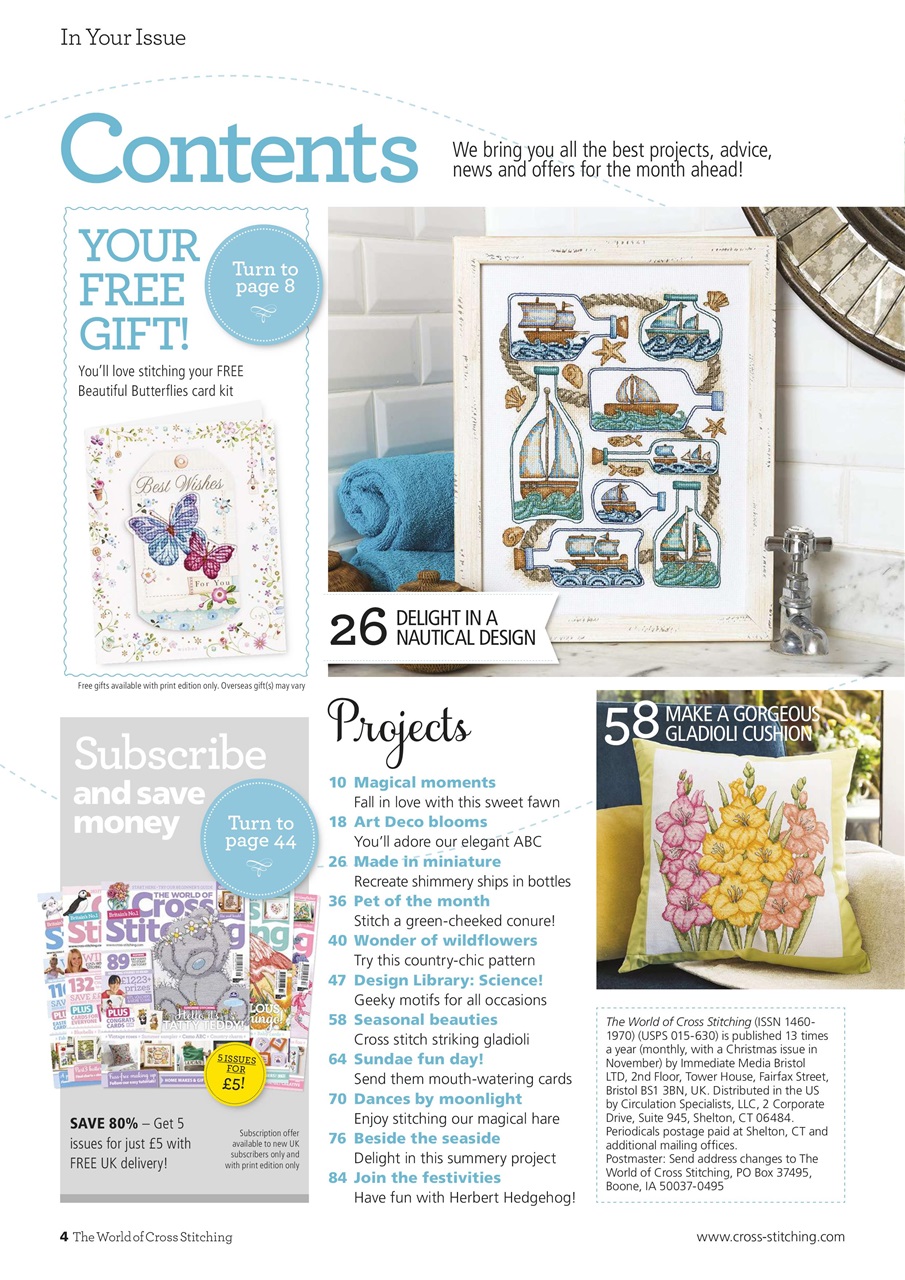 The World of Cross Stitching Preview Pages