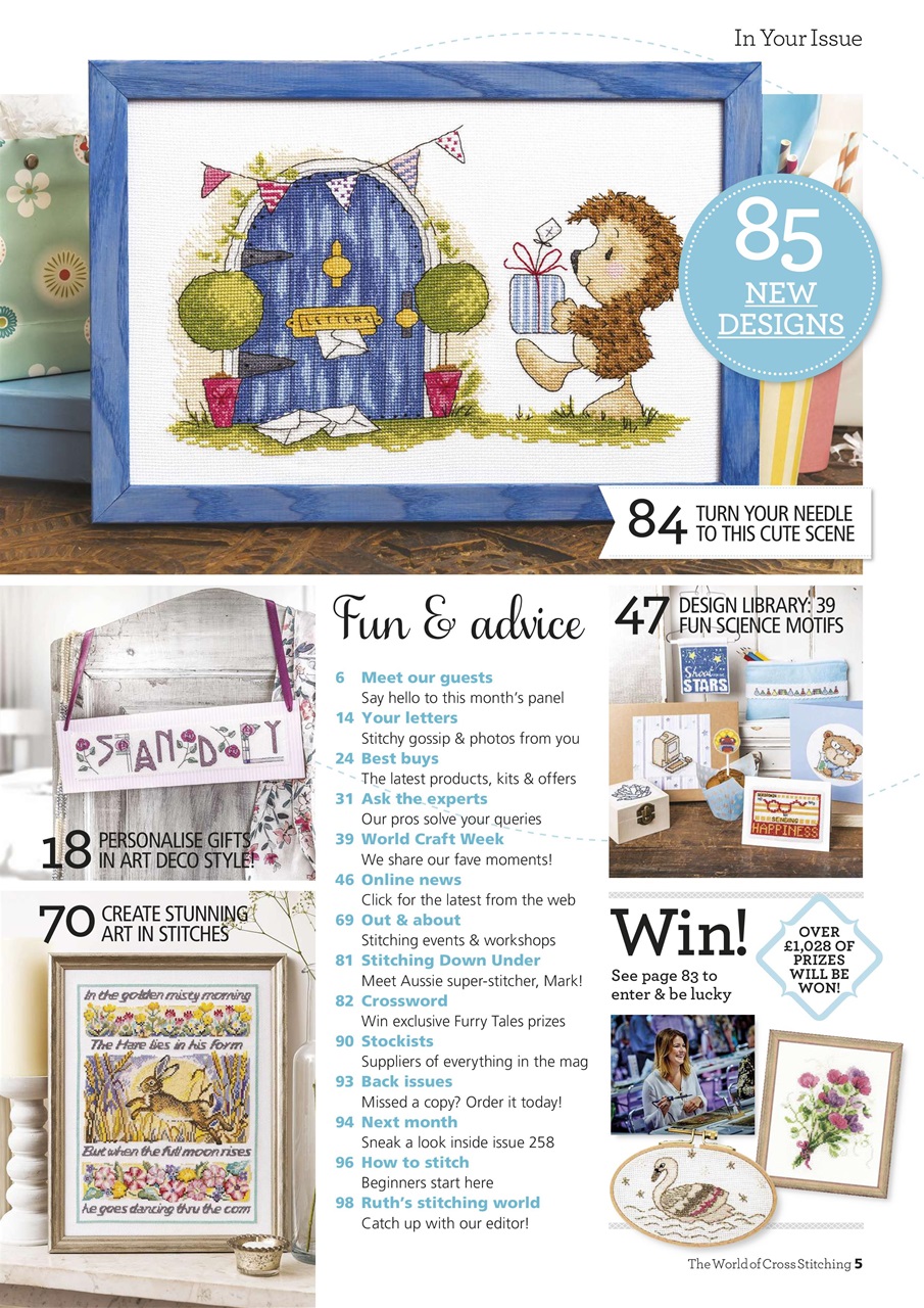 The World of Cross Stitching Preview Pages