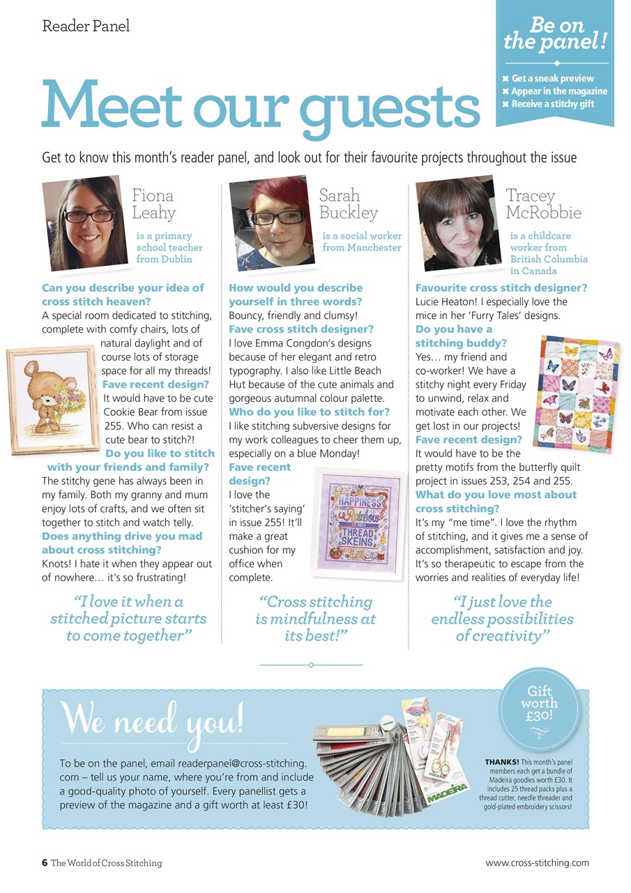 The World of Cross Stitching Preview Pages