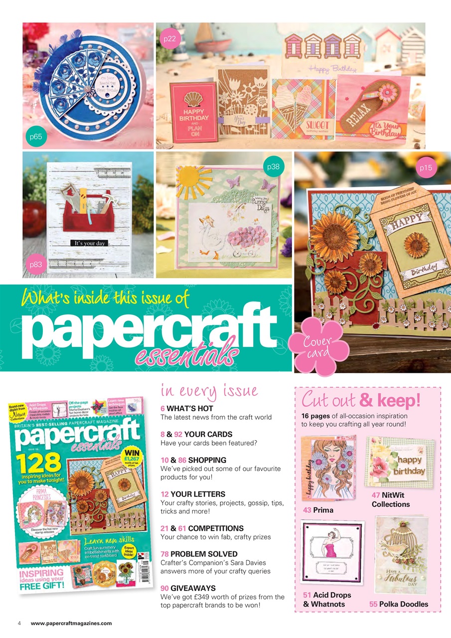 Papercraft Essentials Preview Pages