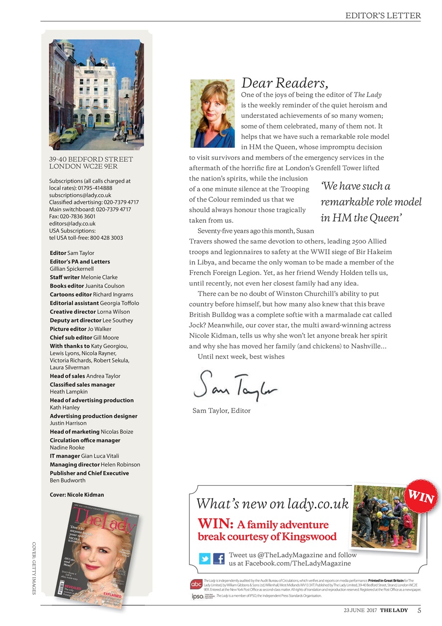 The Lady Preview Pages