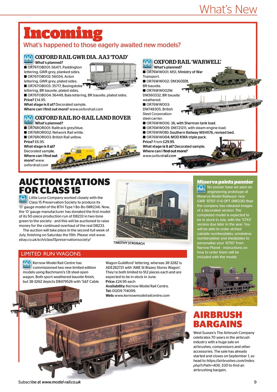 Model Rail Preview Pages