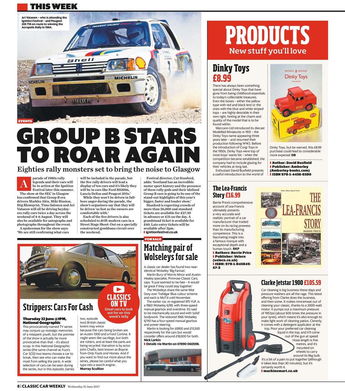 Classic Car Weekly Preview Pages