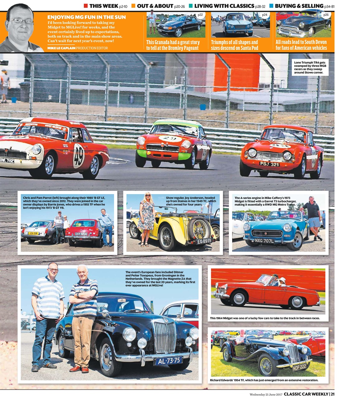Classic Car Weekly Preview Pages