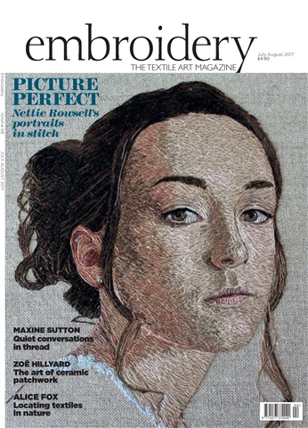 Embroidery Magazine issue Jul-Aug 2017