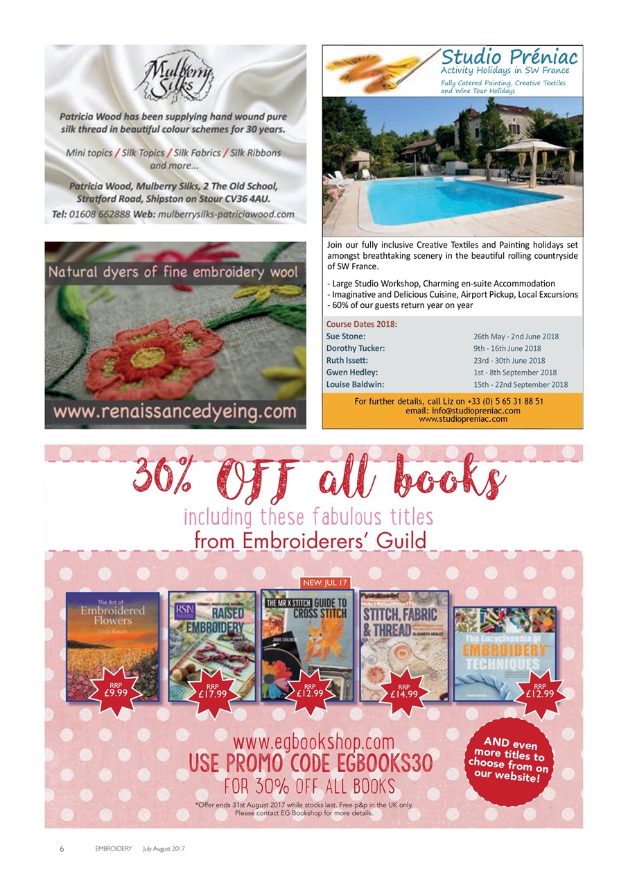 Embroidery Magazine Preview Pages