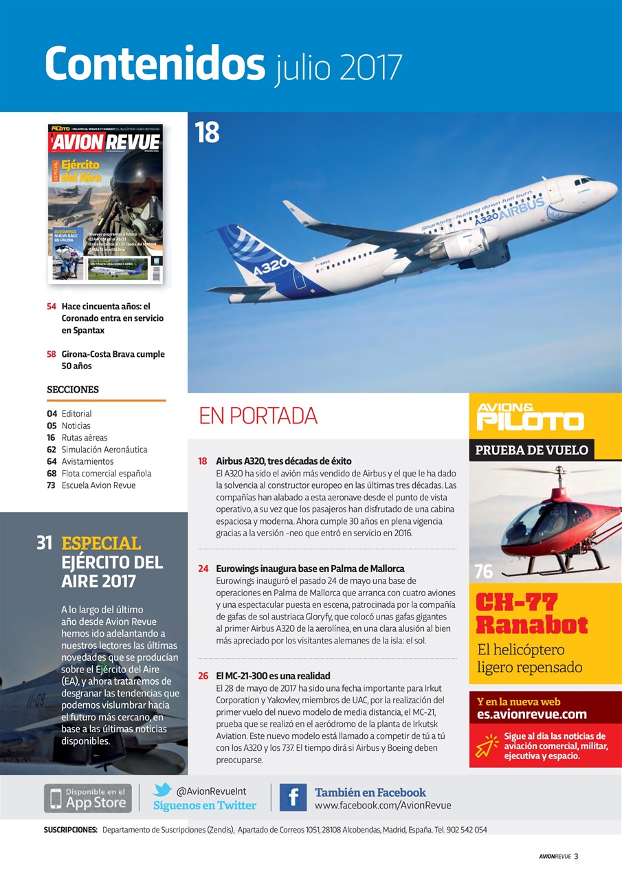 Avion Revue Internacional Preview Pages