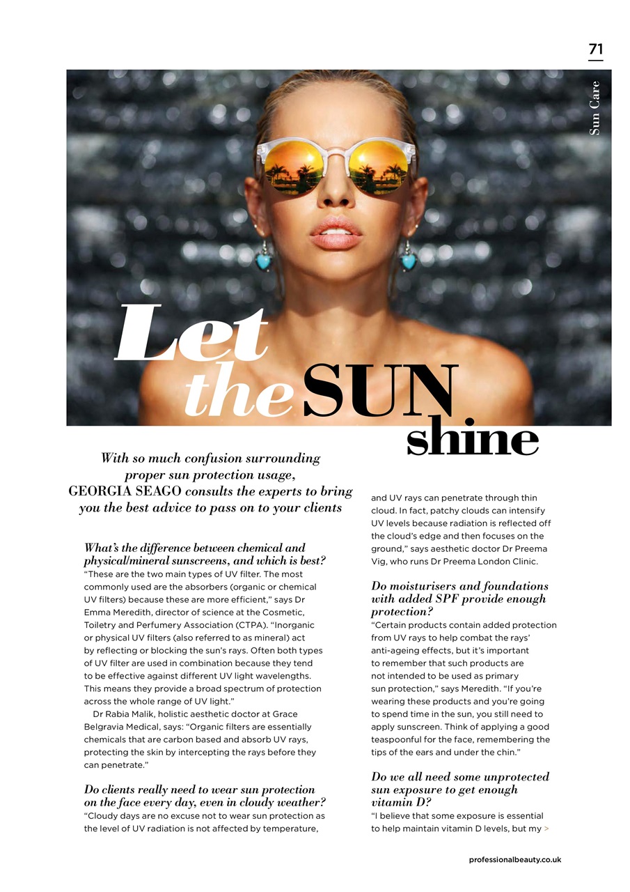 Professional Beauty Preview Pages