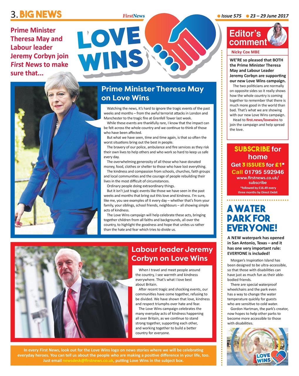First News Preview Pages