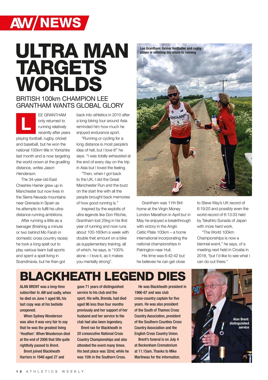 AW – Athletics Weekly Magazine Preview Pages