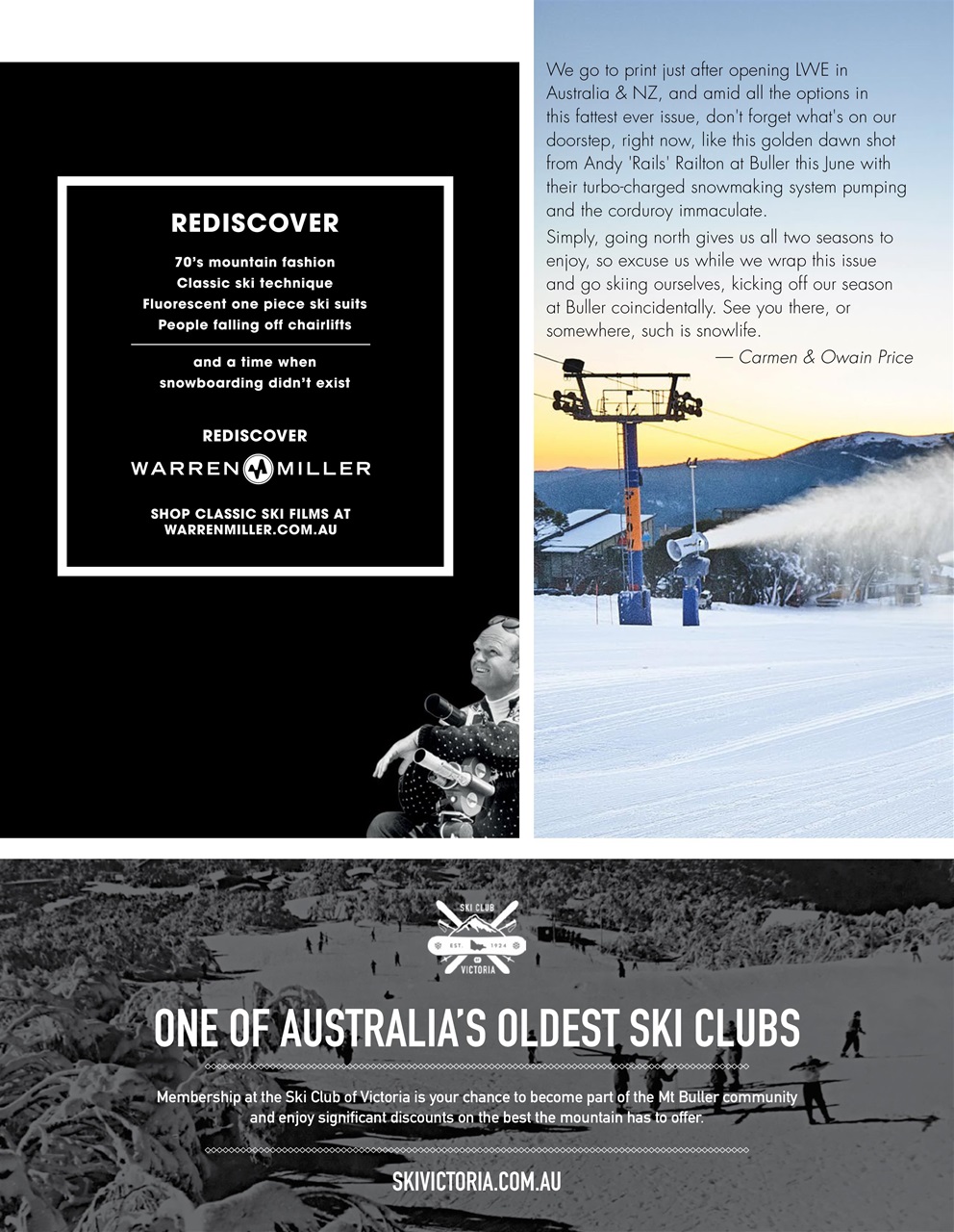 Snow Action Preview Pages