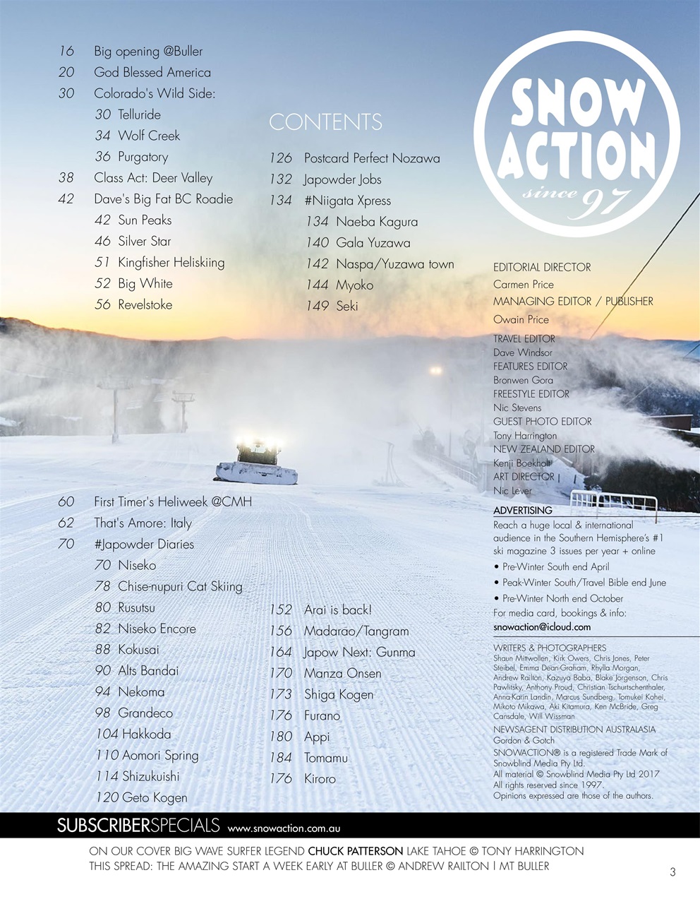 Snow Action Preview Pages