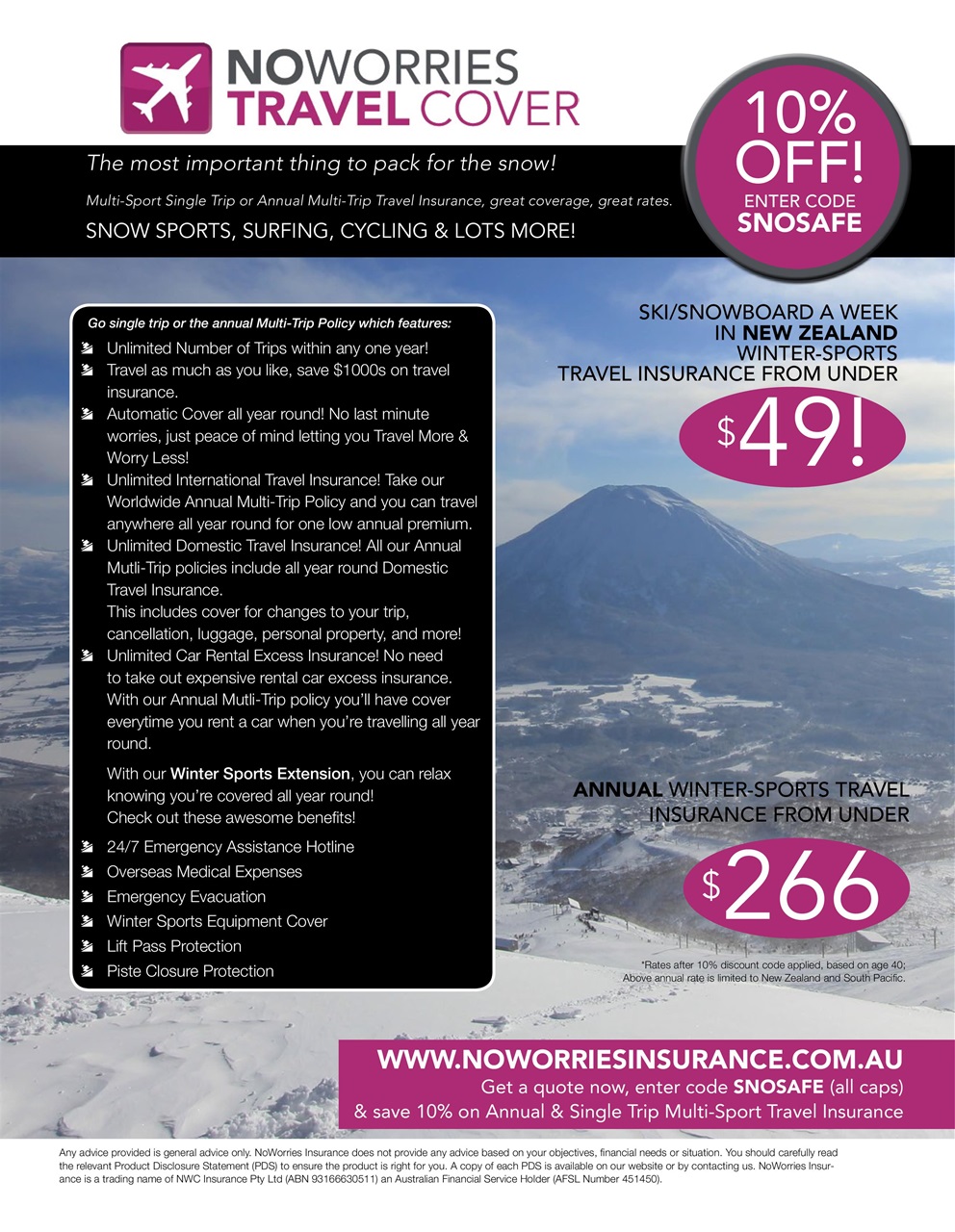 Snow Action Preview Pages