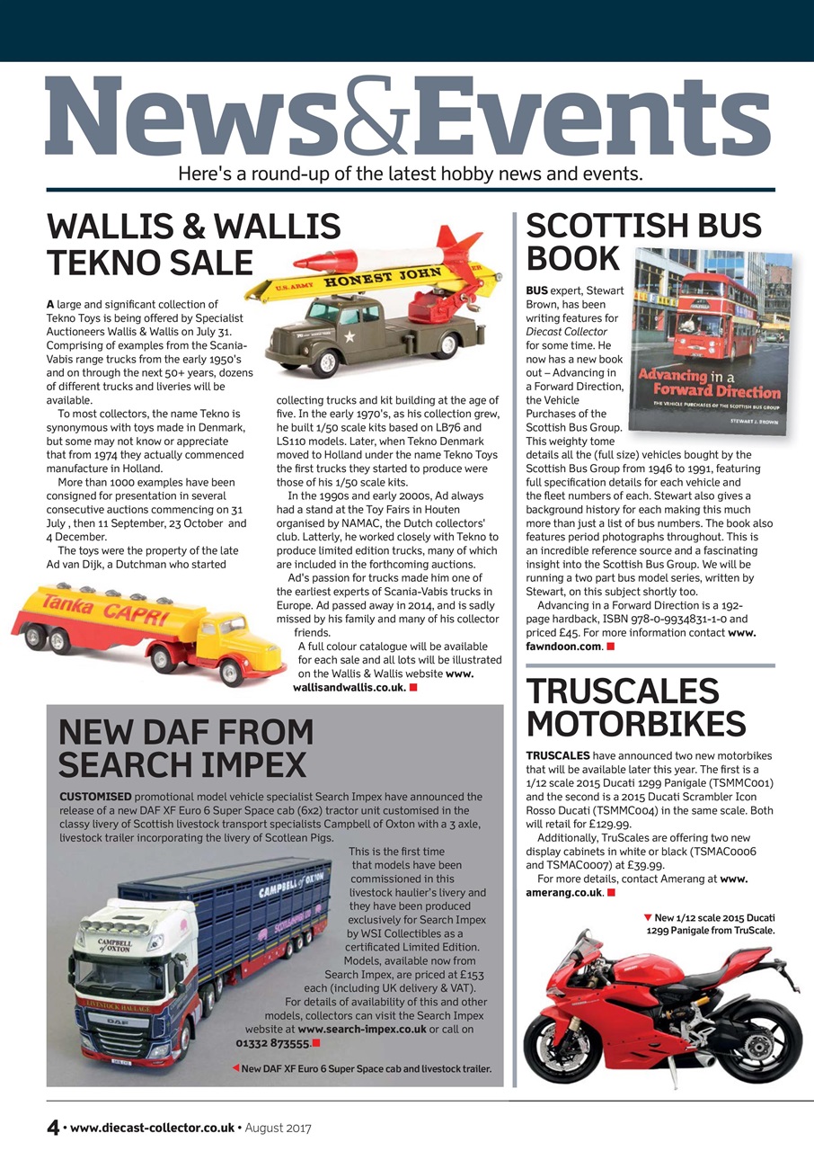 Diecast Collector Preview Pages