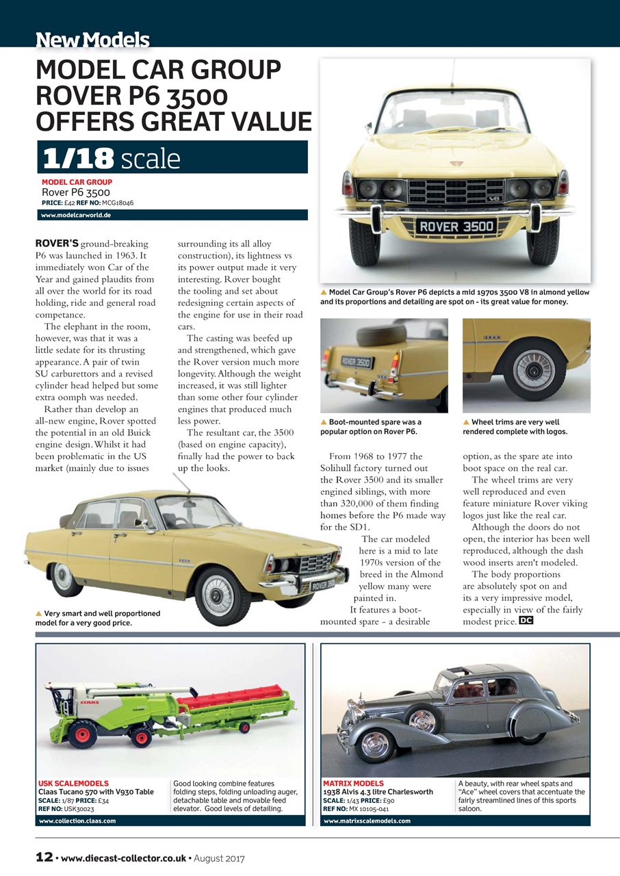 Diecast Collector Preview Pages