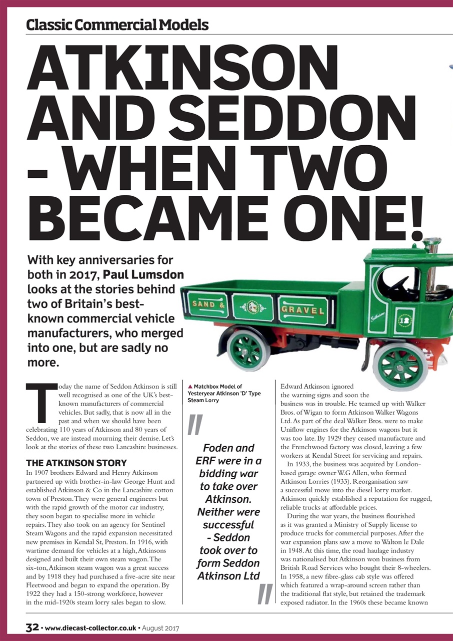 Diecast Collector Preview Pages