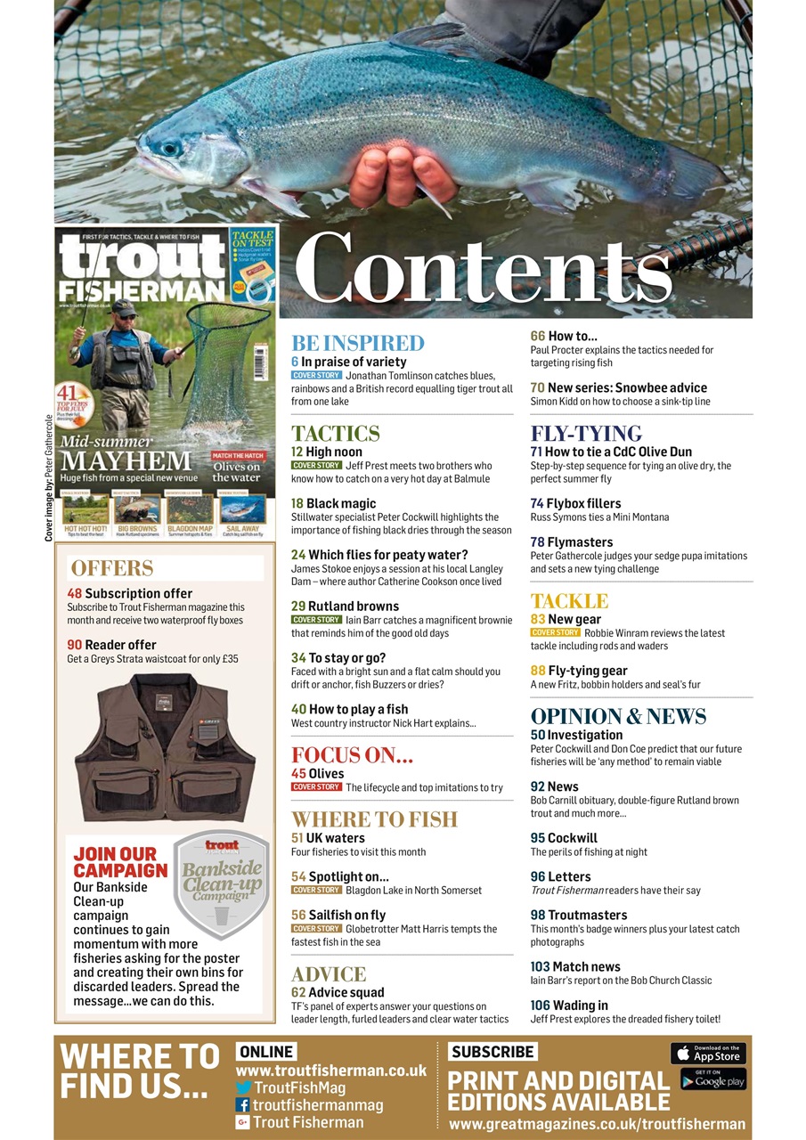 Trout Fisherman Preview Pages