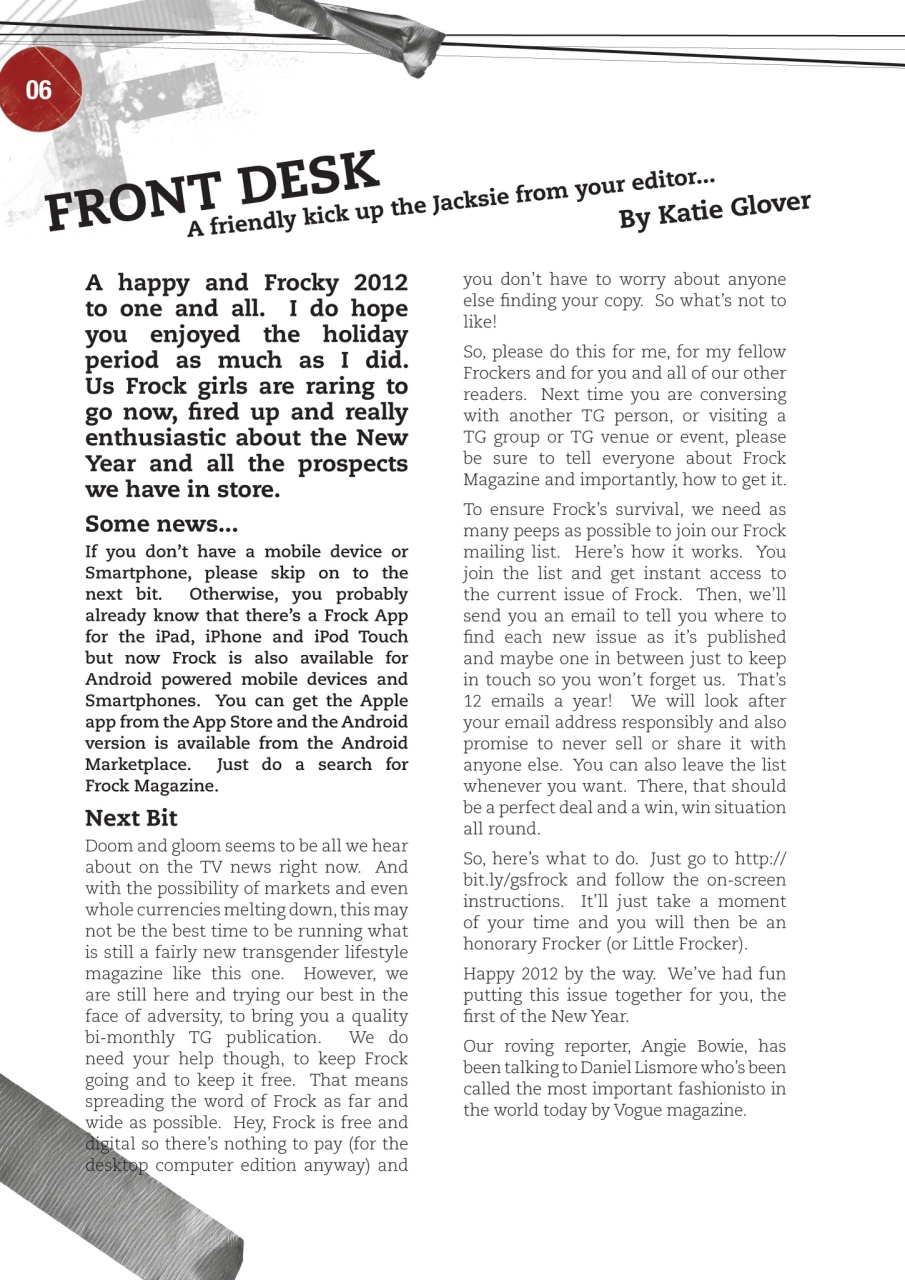 Frock Magazine Preview Pages