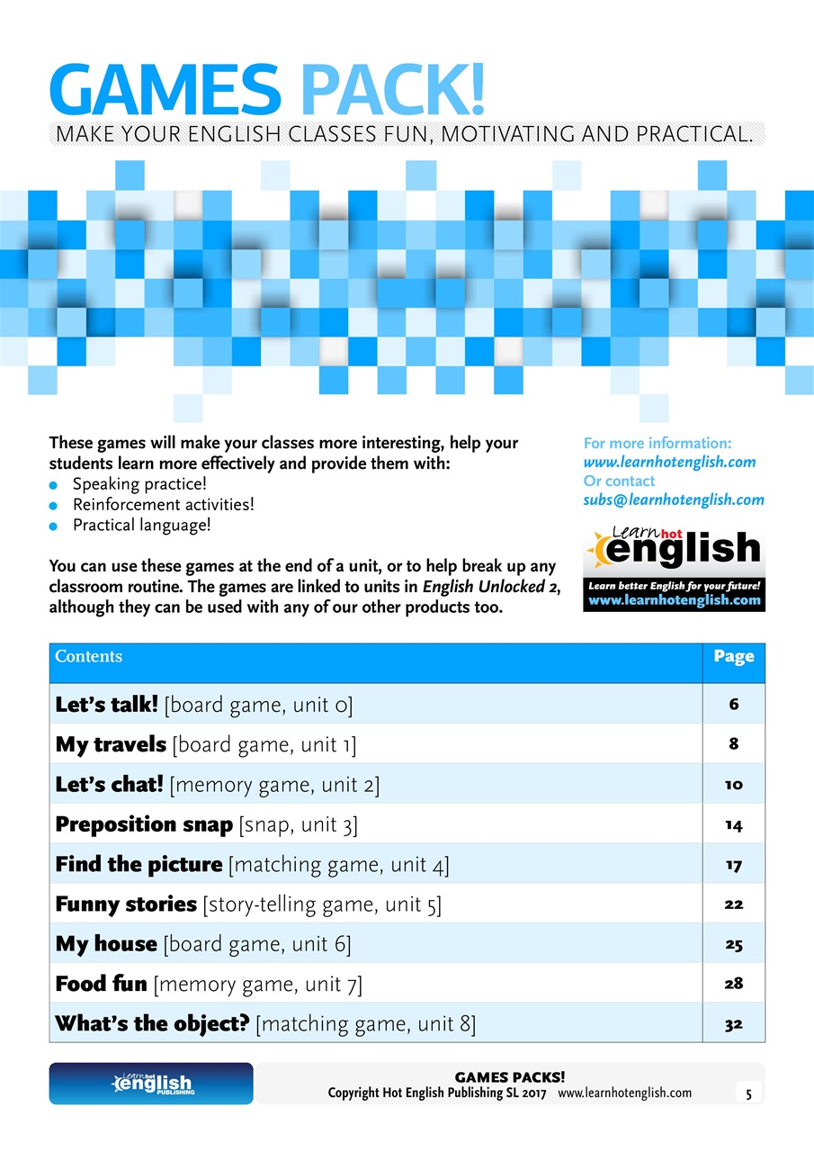 Learn Hot English Preview Pages
