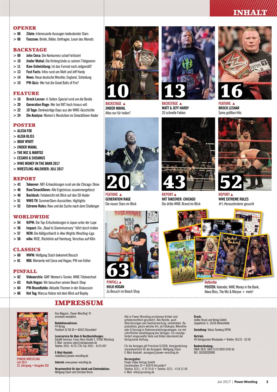 Power-Wrestling Preview Pages