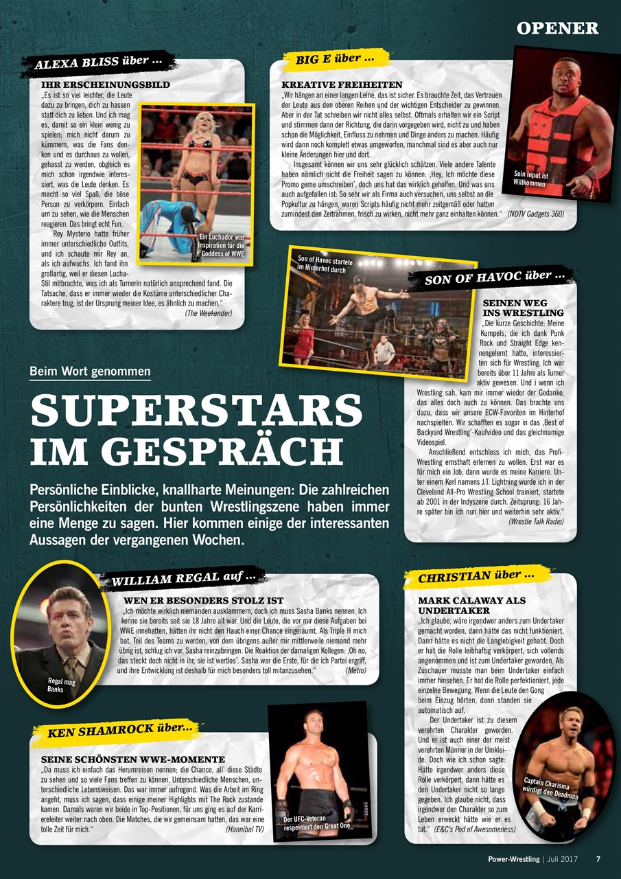 Power-Wrestling Preview Pages