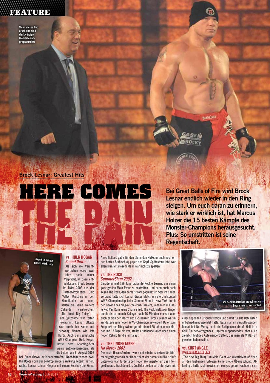 Power-Wrestling Preview Pages