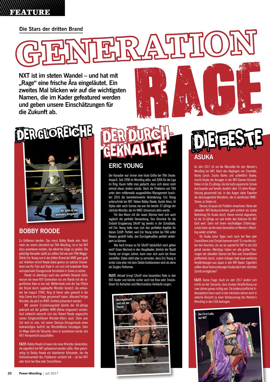 Power-Wrestling Preview Pages