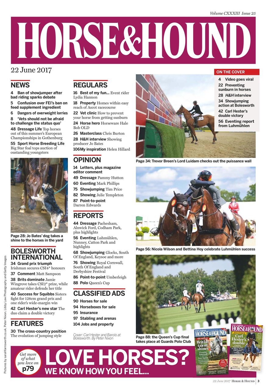 Horse & Hound Preview Pages