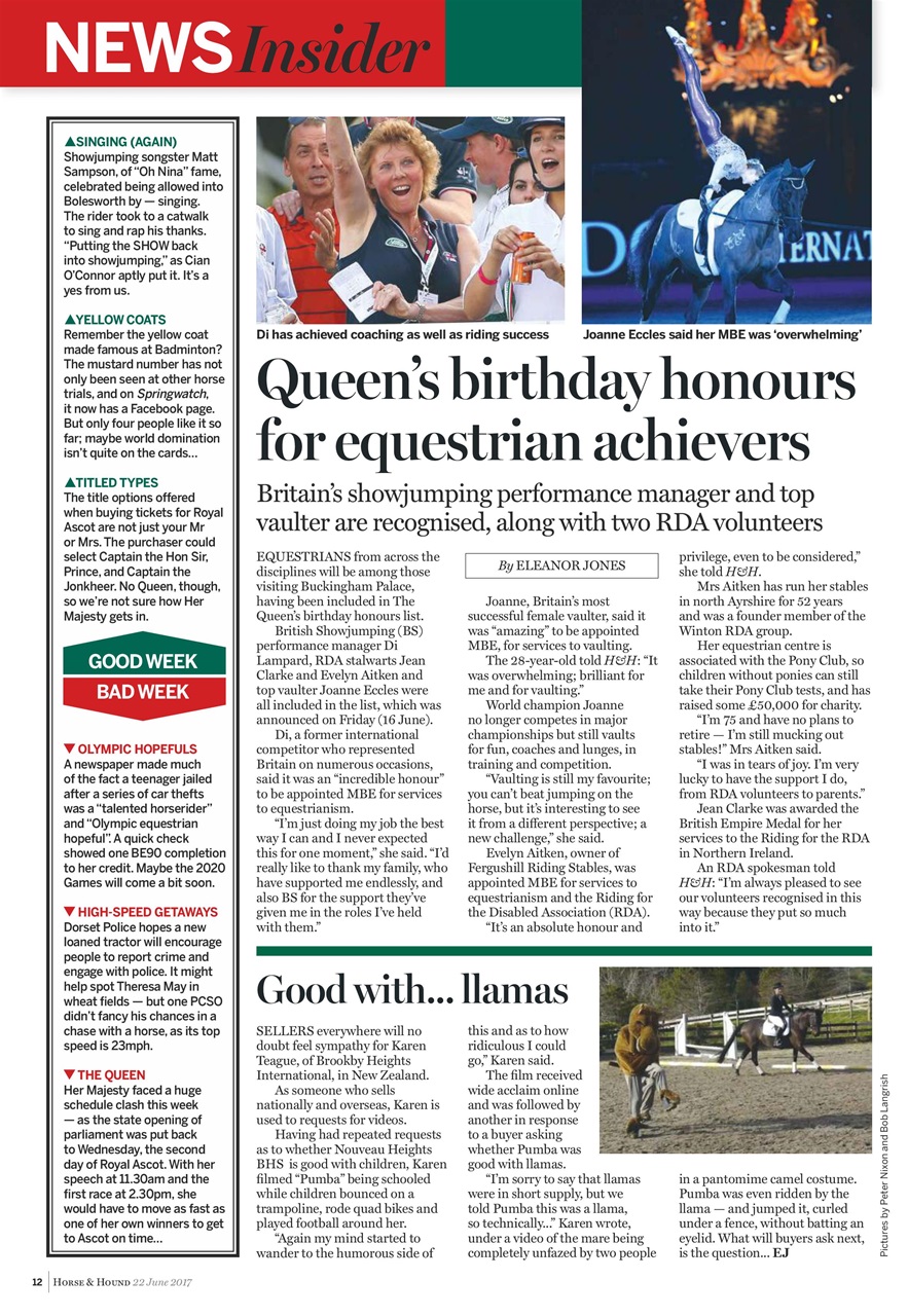 Horse & Hound Preview Pages