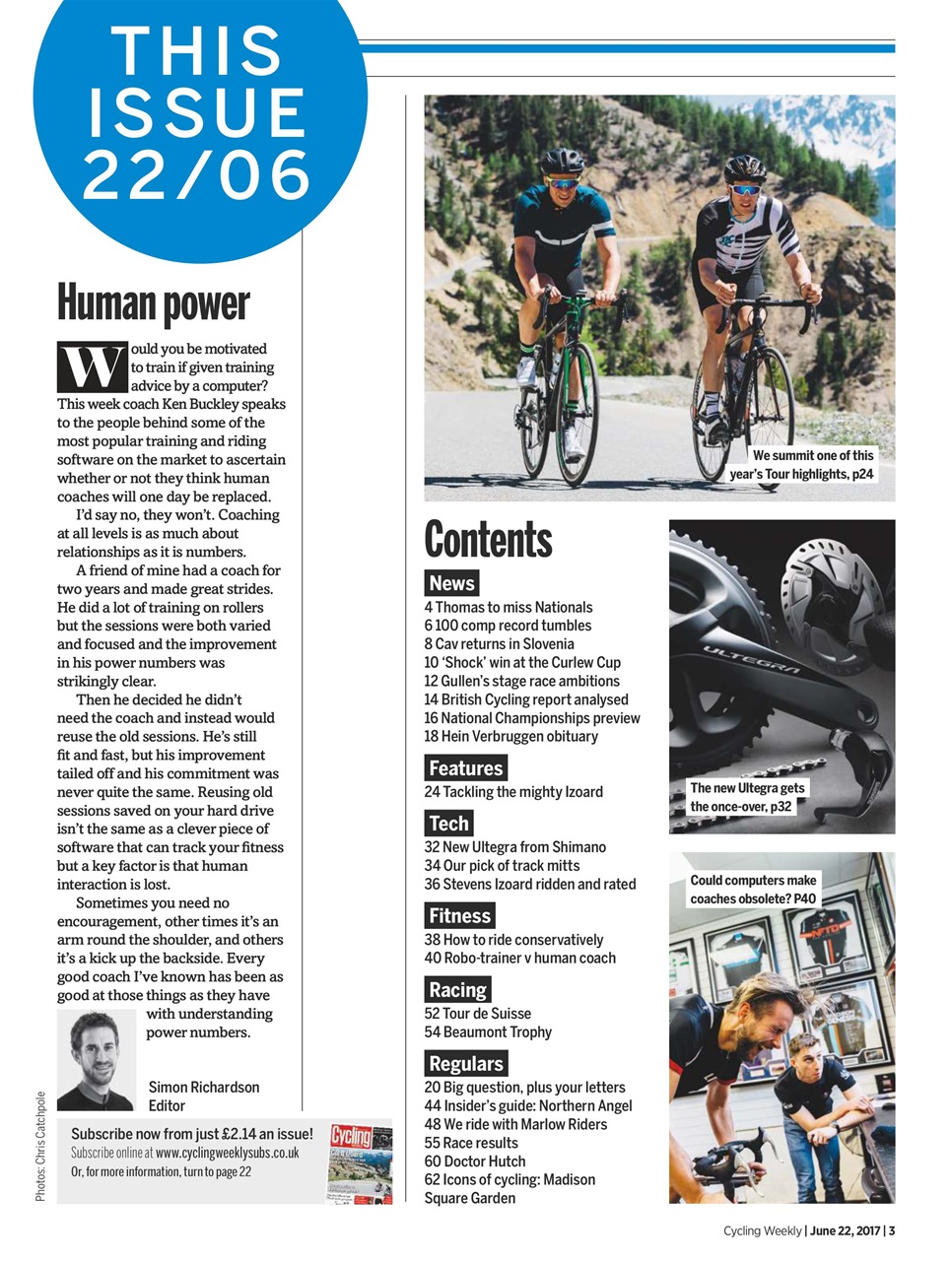 Cycling Weekly Preview Pages