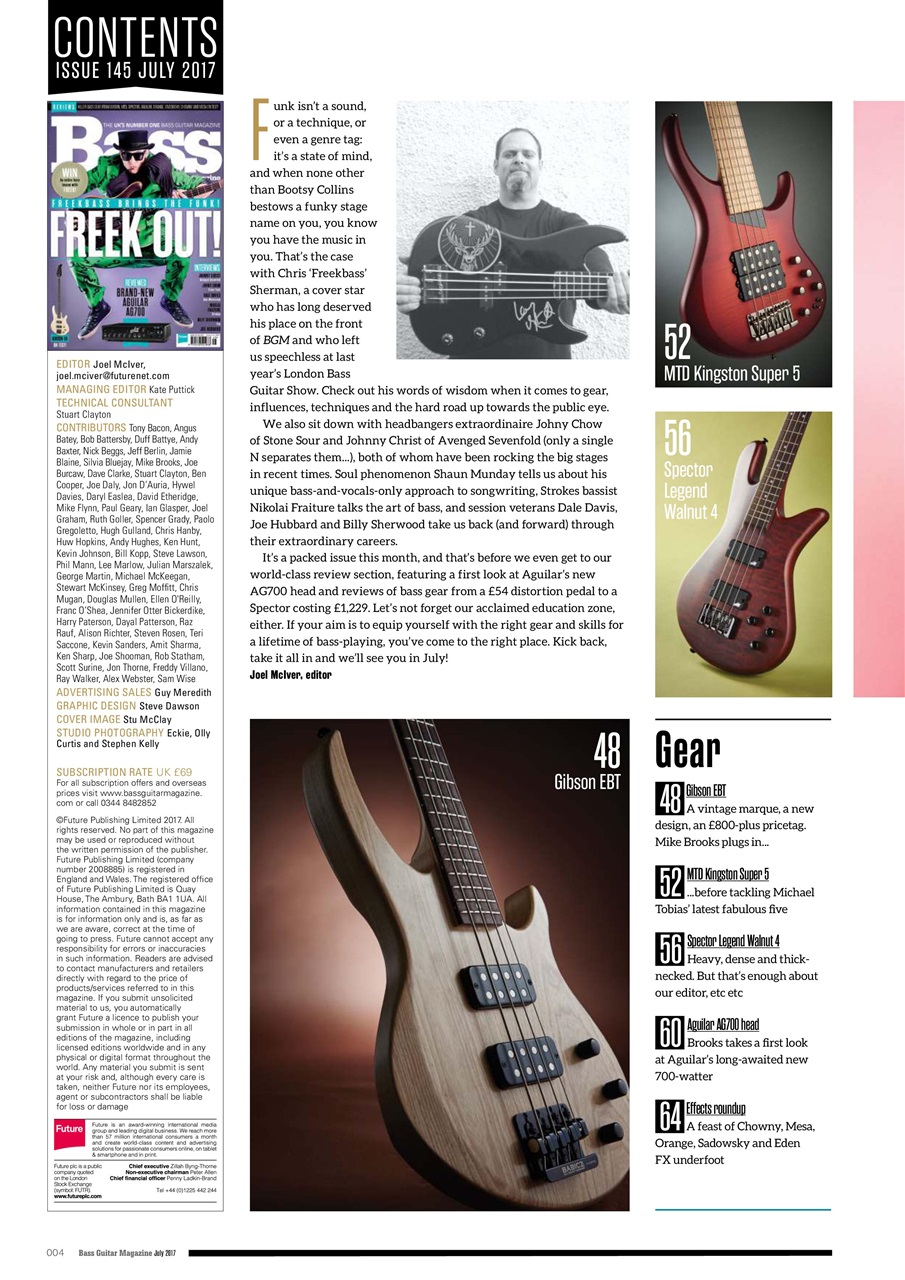 Bass Player UK Preview Pages