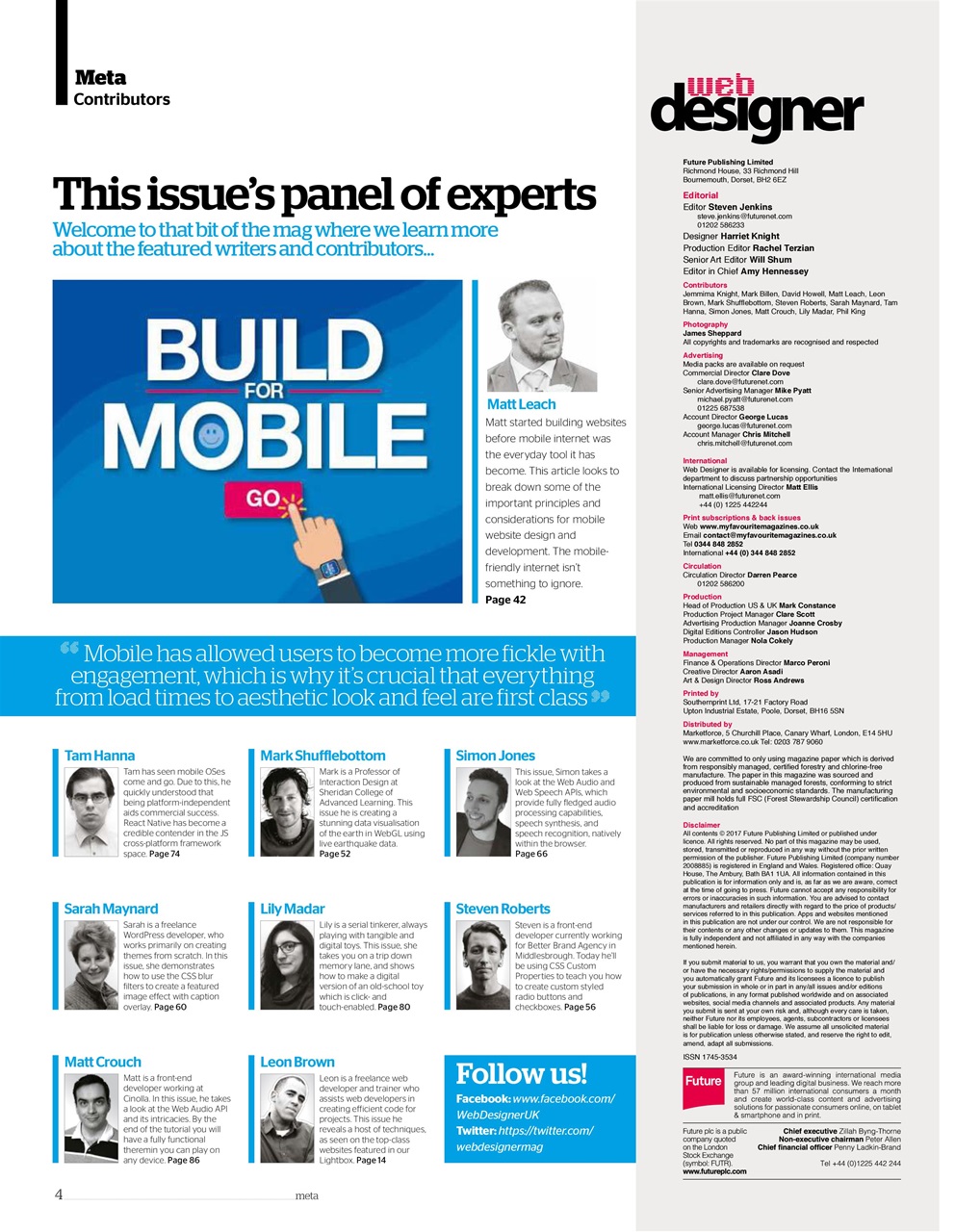 Web Designer Preview Pages