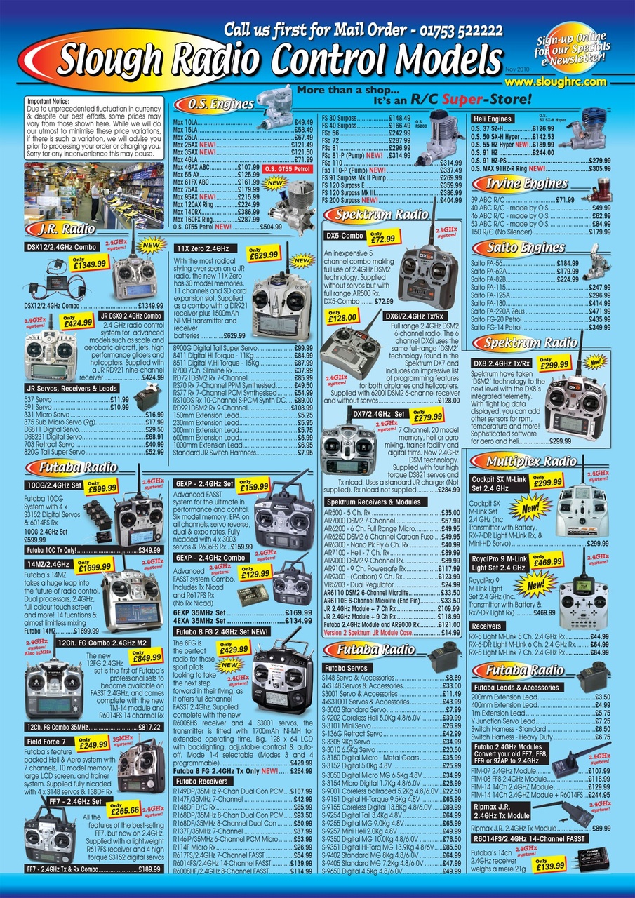 Radio Control Model Flyer Preview Pages