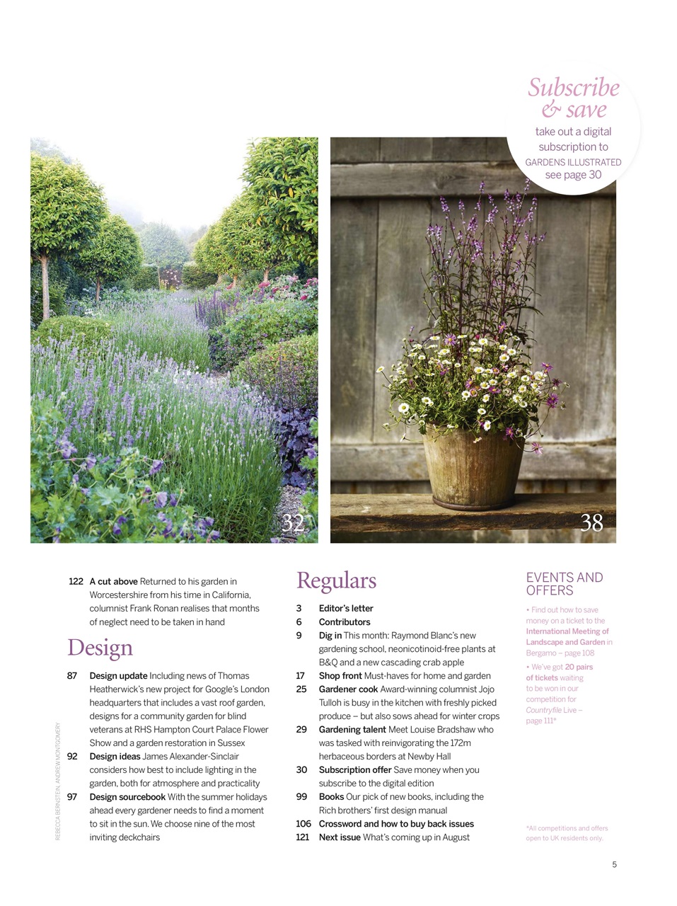 Gardens Illustrated Preview Pages