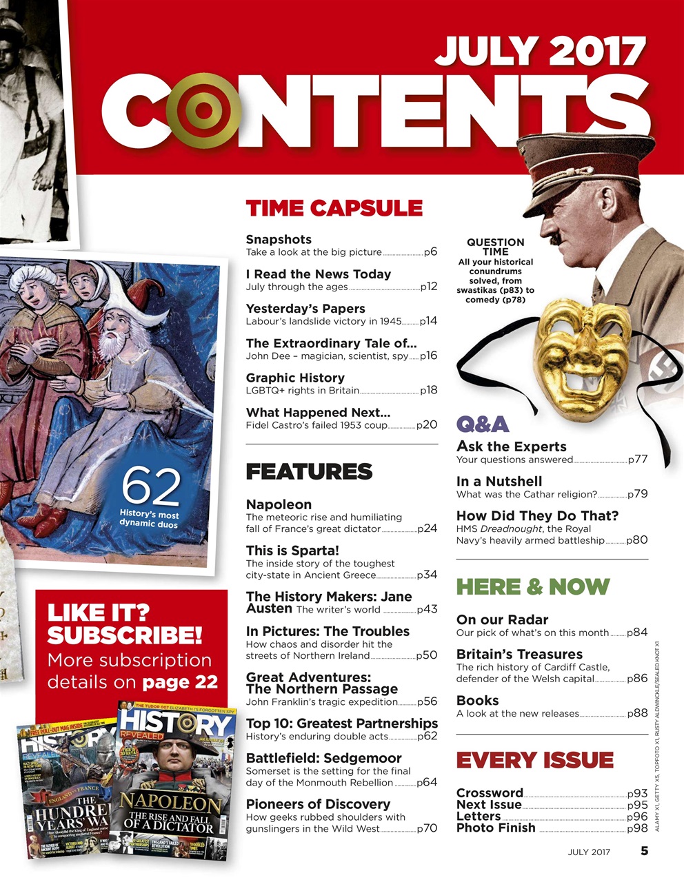 BBC History Revealed Magazine Preview Pages