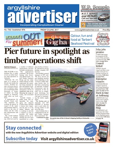 Argyllshire Advertiser issue 23rd June 2017