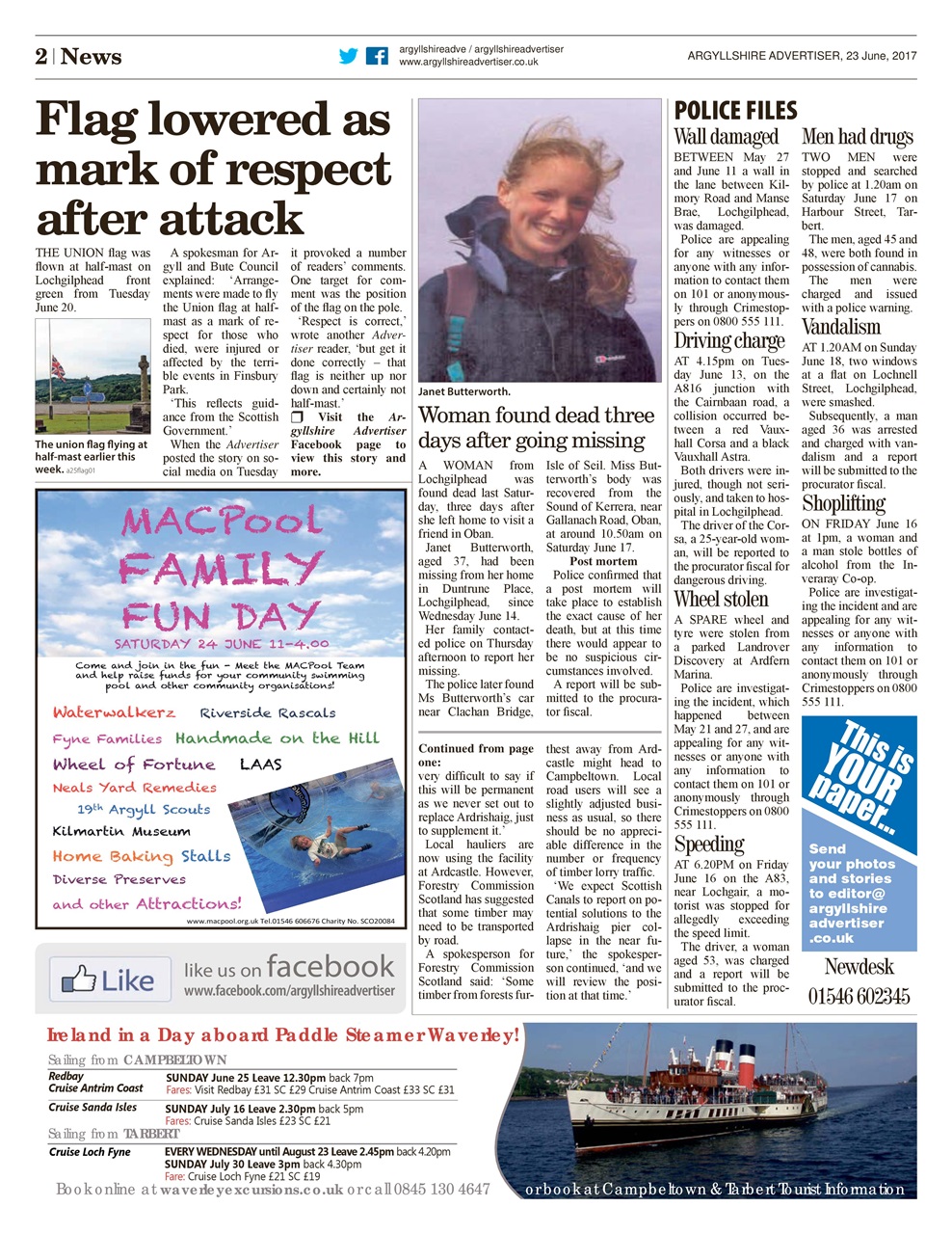 Argyllshire Advertiser Preview Pages