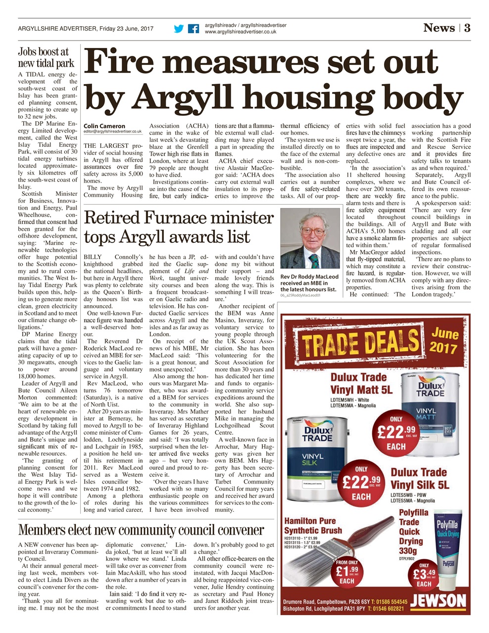 Argyllshire Advertiser Preview Pages