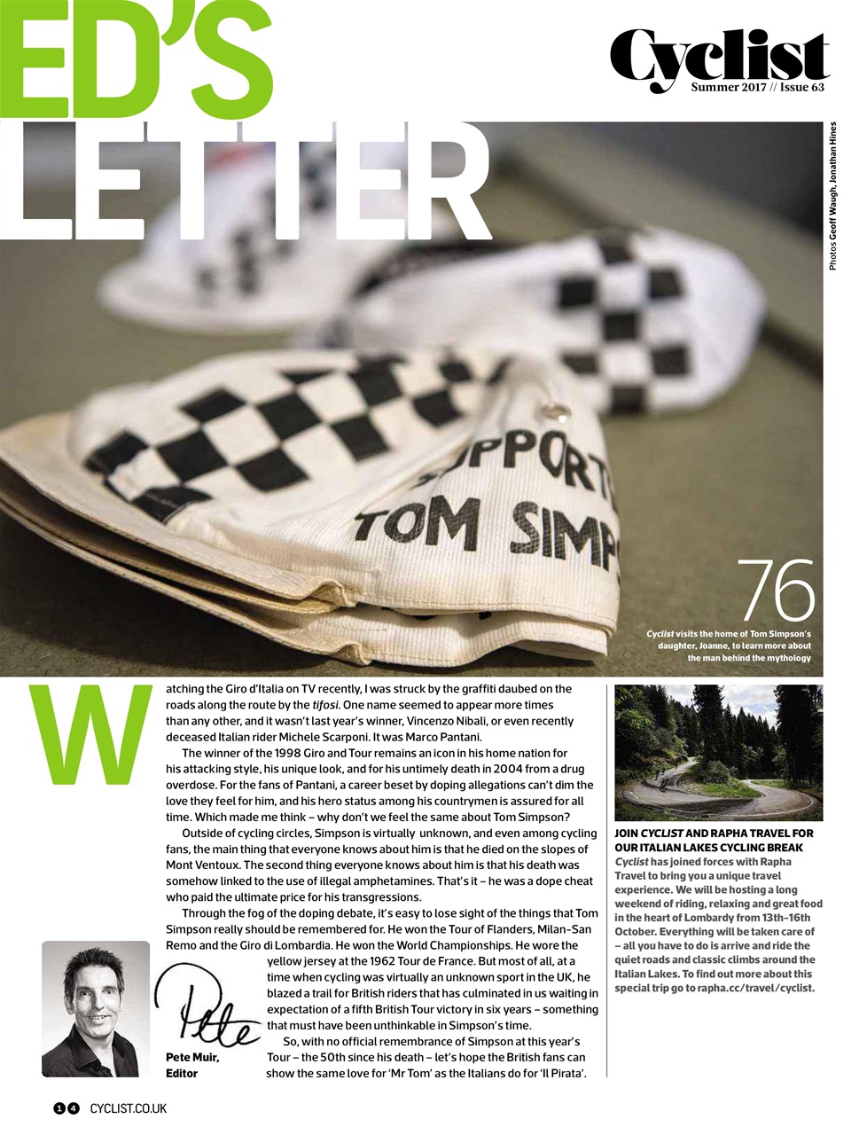 Cyclist Preview Pages