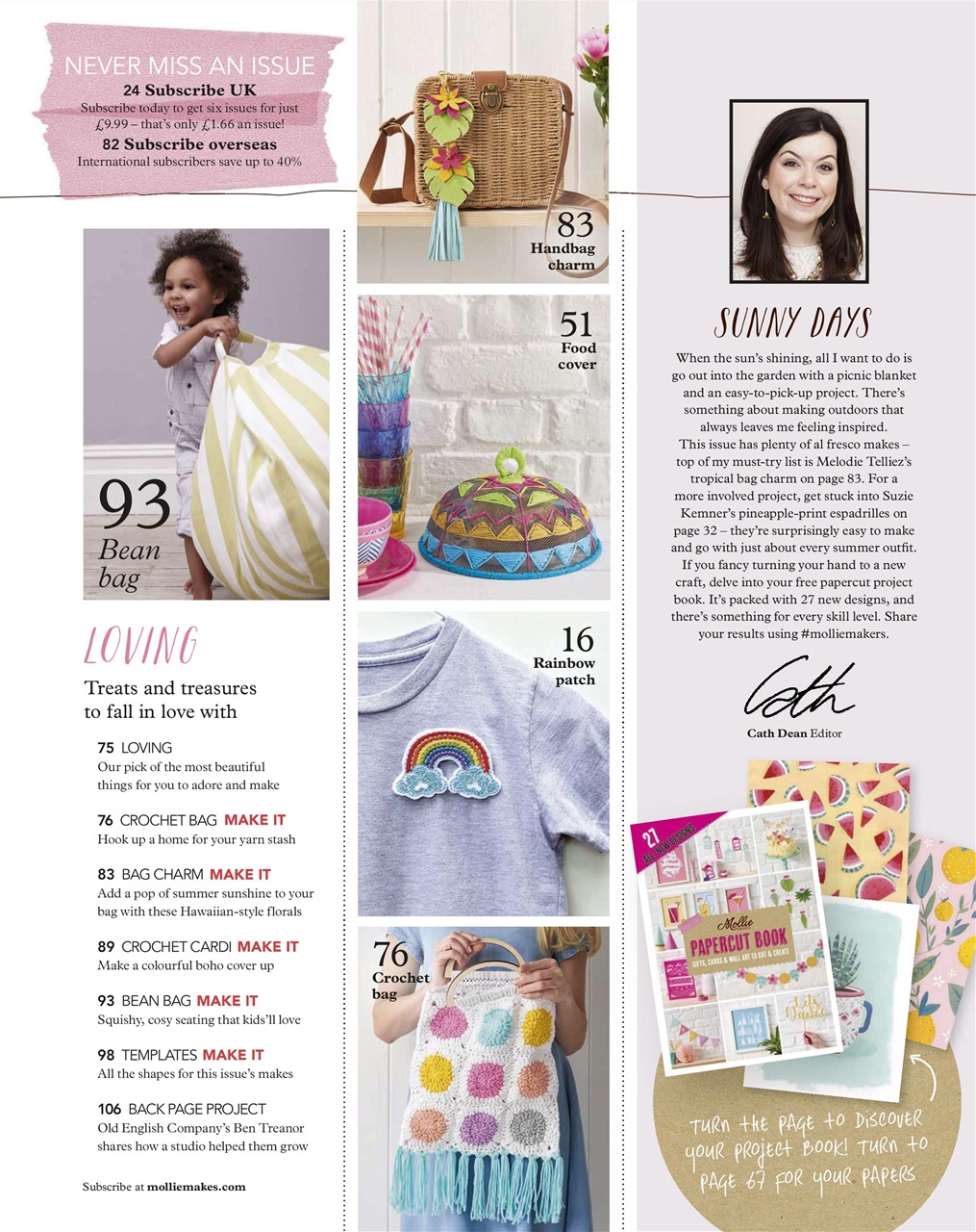 Mollie magazine Preview Pages