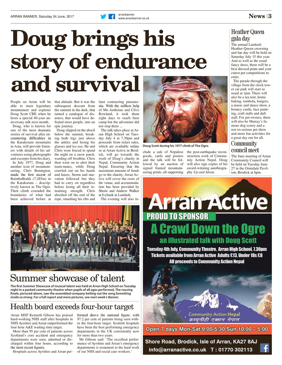 Arran Banner Preview Pages