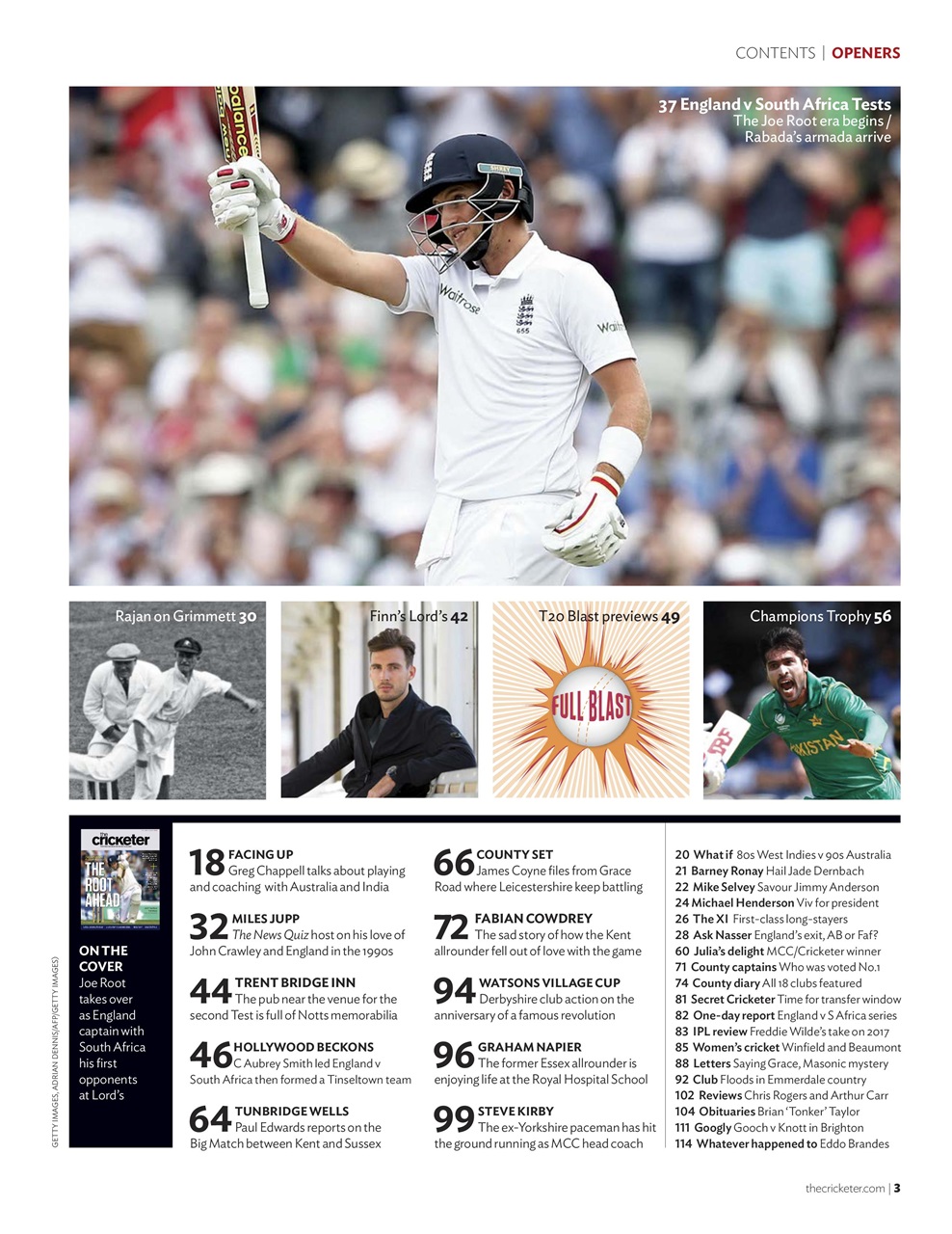 The Cricketer Magazine Preview Pages