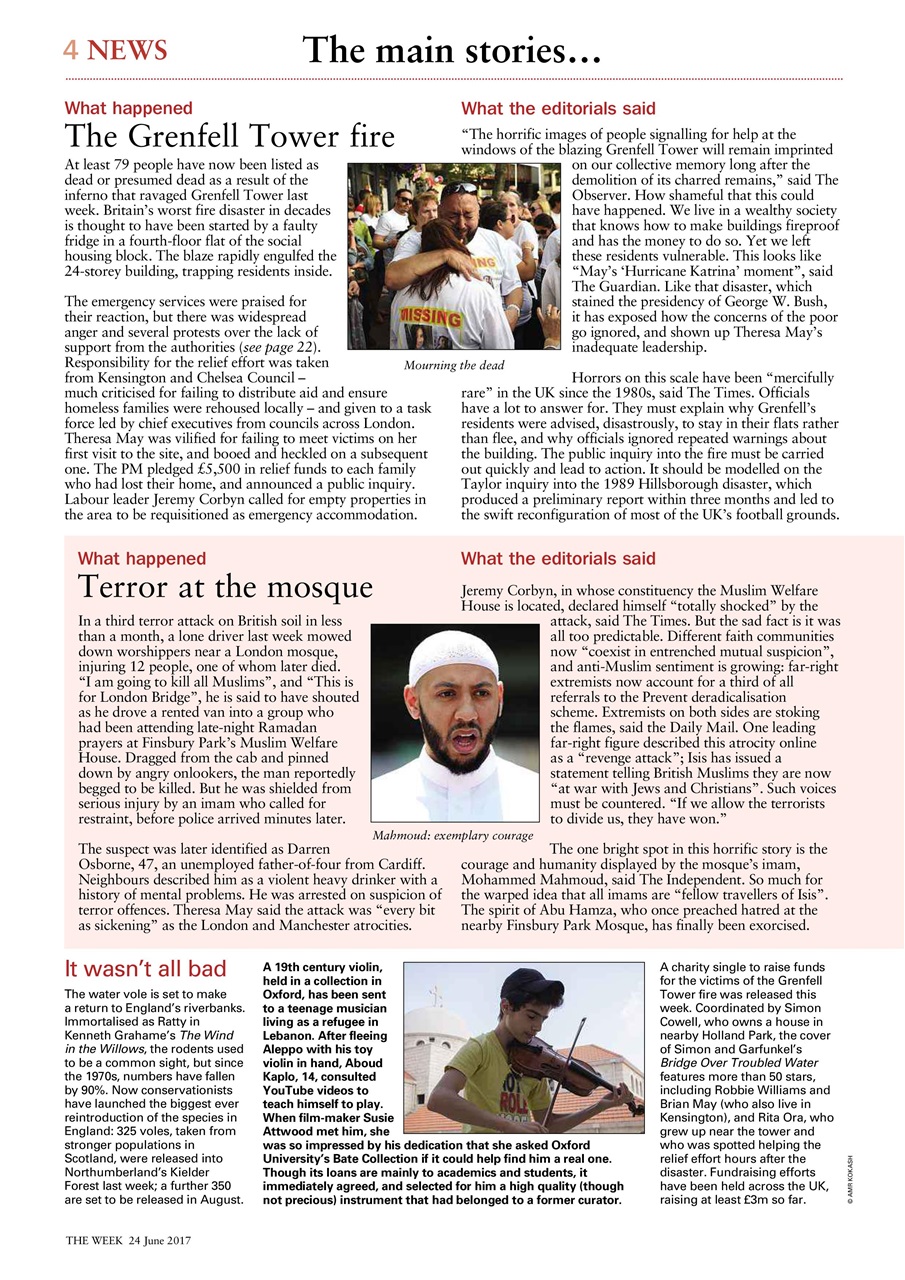 The Week Preview Pages