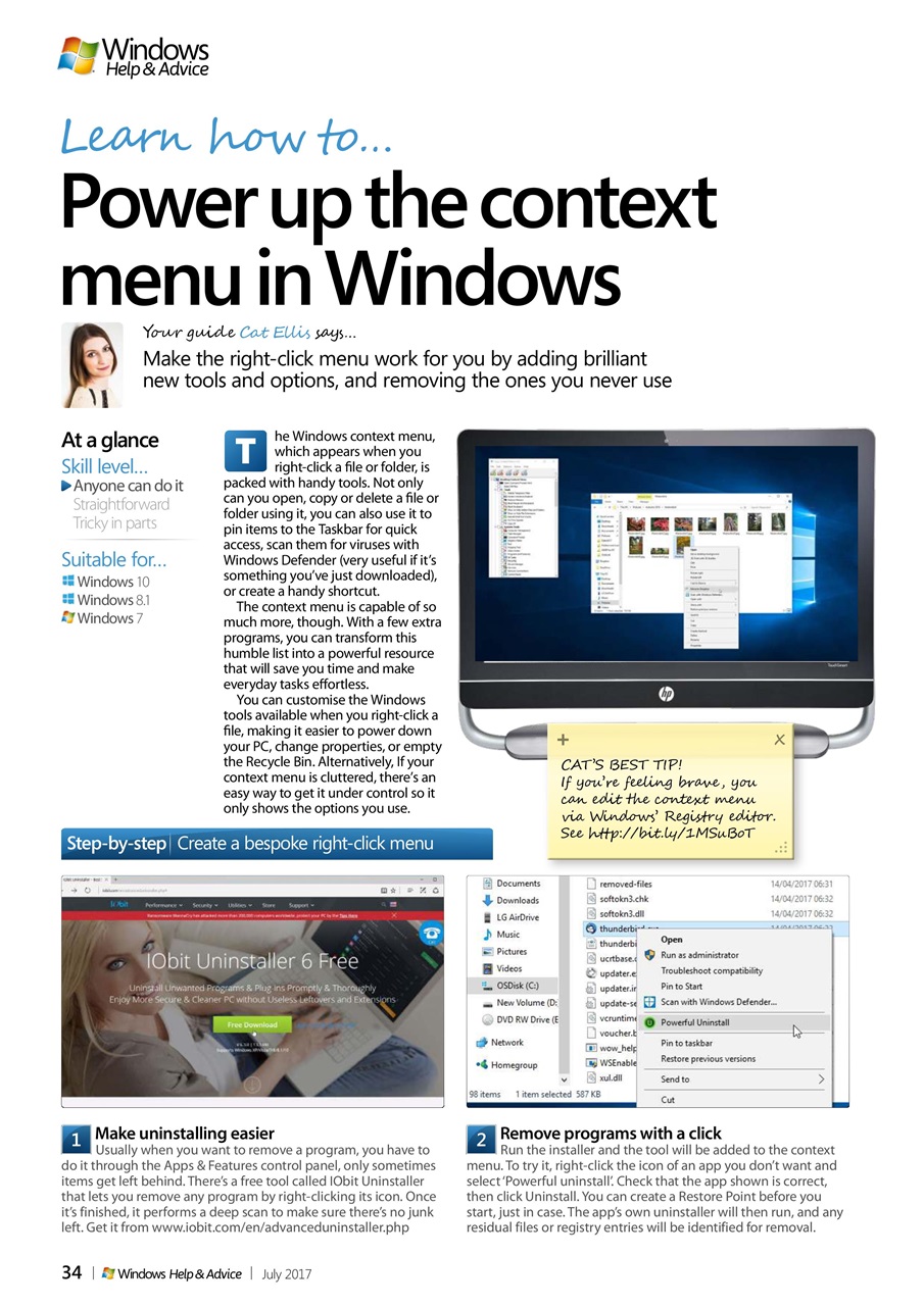 Windows Help & Advice Preview Pages