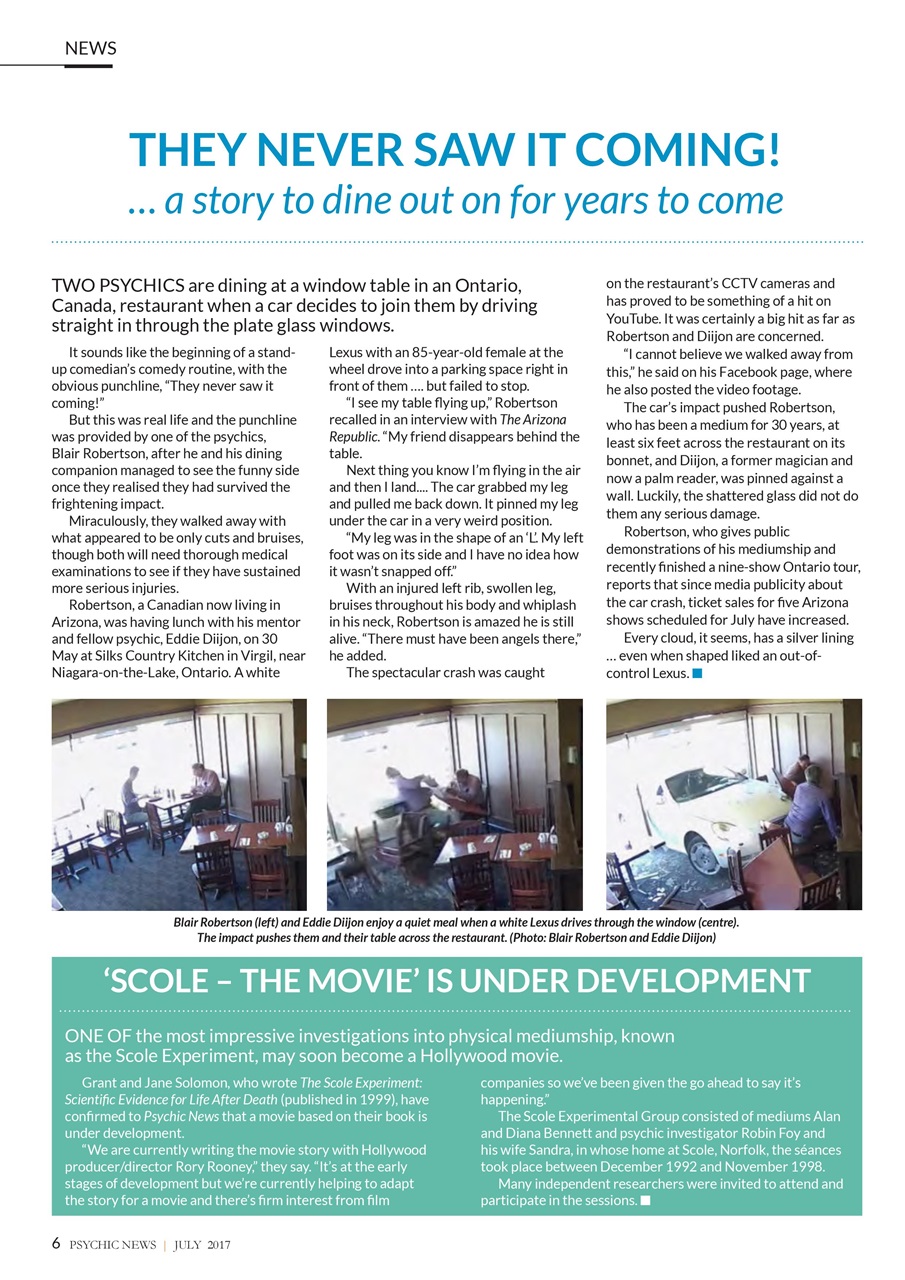Psychic News Preview Pages