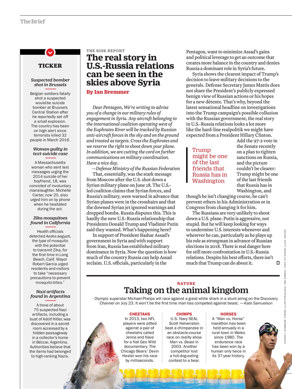 TIME Magazine Europe Preview Pages