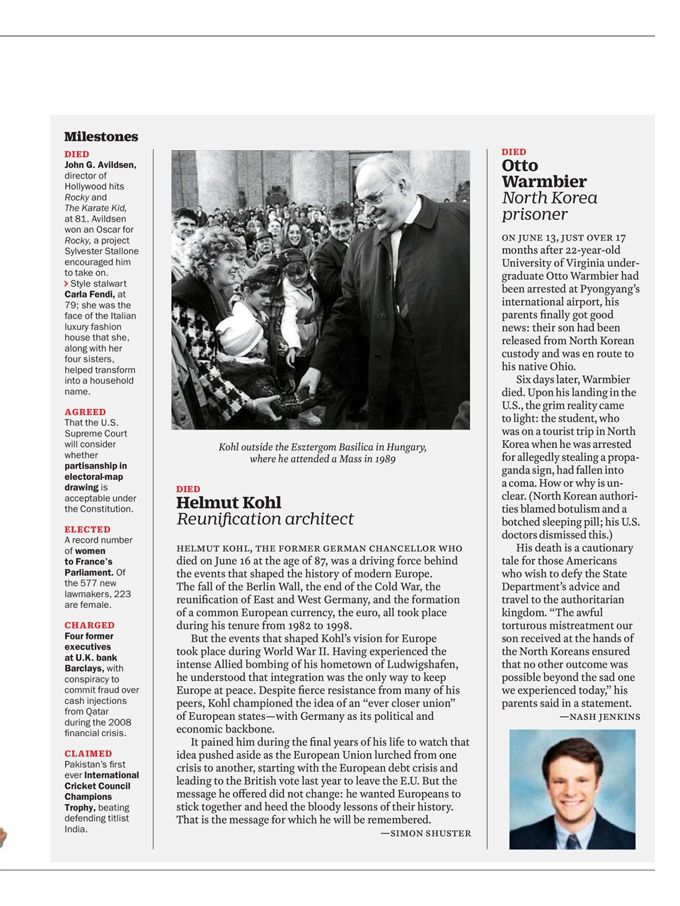 TIME Magazine Europe Preview Pages