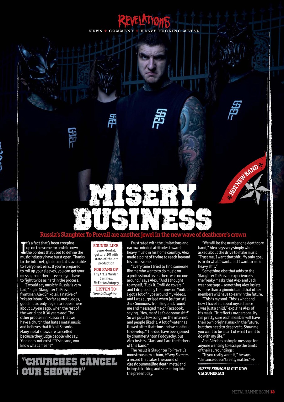 Metal Hammer Preview Pages