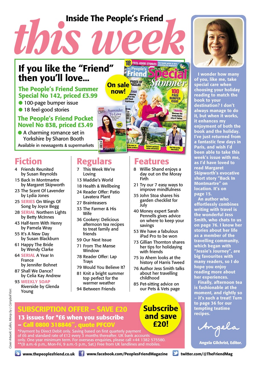 The People’s Friend Preview Pages